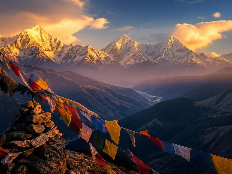 Temples & The Himalayas